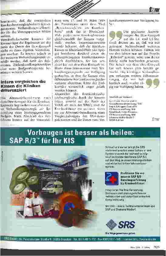 Vorschauseite 4: Die Arbeit mit dem f&w-Kompaß hat sich bezahlt gemacht