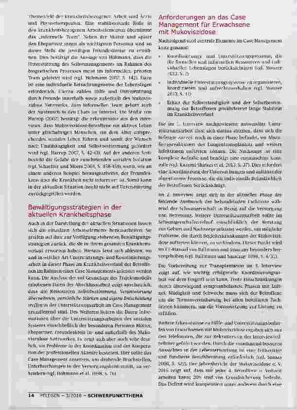 Vorschauseite 4: MIT MUKOVISZIDOSE LEBEN WELCHEN HILFE-UND VERSORGUNGSBEDARF HABEN ERWACHSENE MIT MUKOVISZIDOSE?