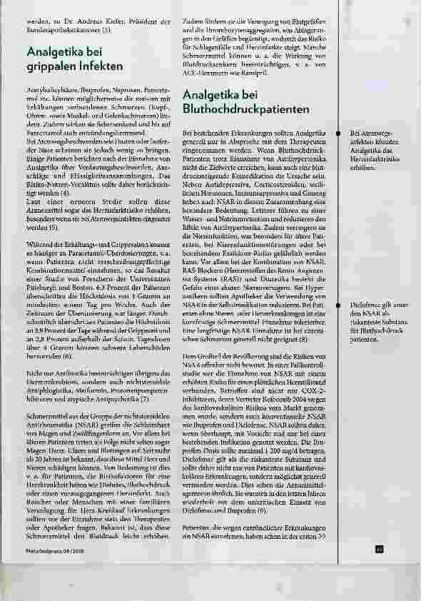 Vorschauseite 2: Schmerzen Risiko Analgetika