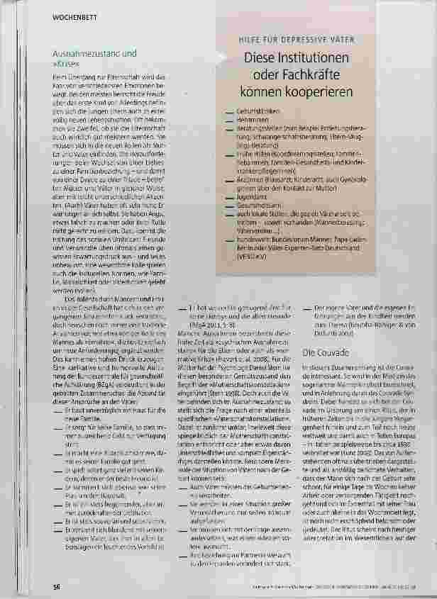 Vorschauseite 2: Väter im Wochenbett