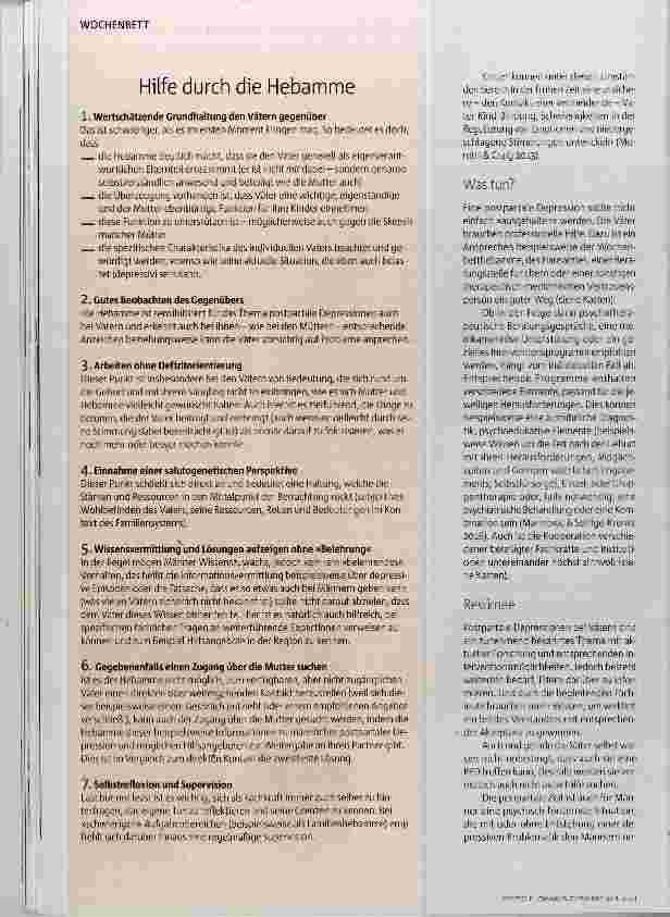 Vorschauseite 4: Väter im Wochenbett