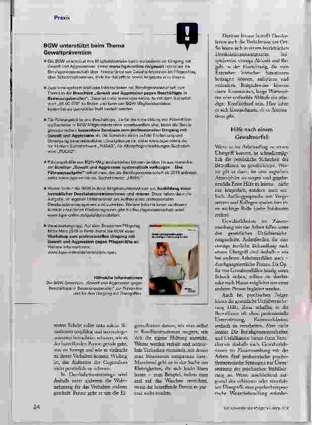 Vorschauseite 3: Wenn Patienten aggressiv werden