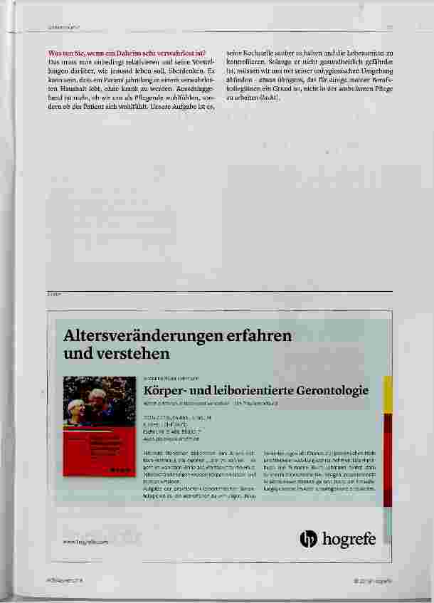 Vorschauseite 3: Zuhause leben dank ambulanter Pflege