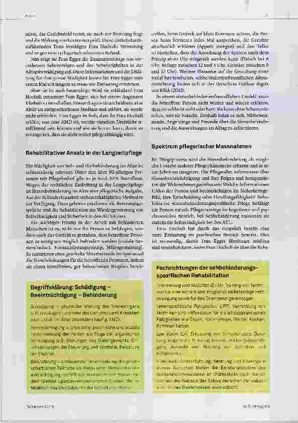 Vorschauseite 3: Reversibilität von Anpassungsstörungen bei Sinnesbehinderung