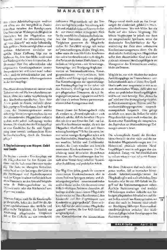 Vorschauseite 4: Die Pflege schmort in ihrem eigenen Saft Krankenpflege 2010 oder: Das Licht am Ende des Tunnels als Stirn des entgegenkommenden Zuges?