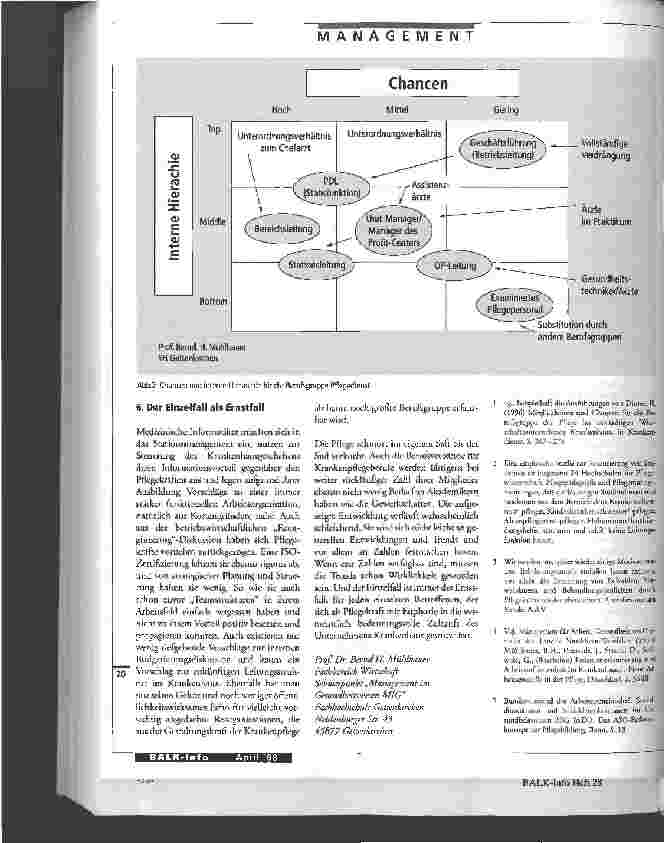 Vorschauseite 5: Die Pflege schmort in ihrem eigenen Saft Krankenpflege 2010 oder: Das Licht am Ende des Tunnels als Stirn des entgegenkommenden Zuges?
