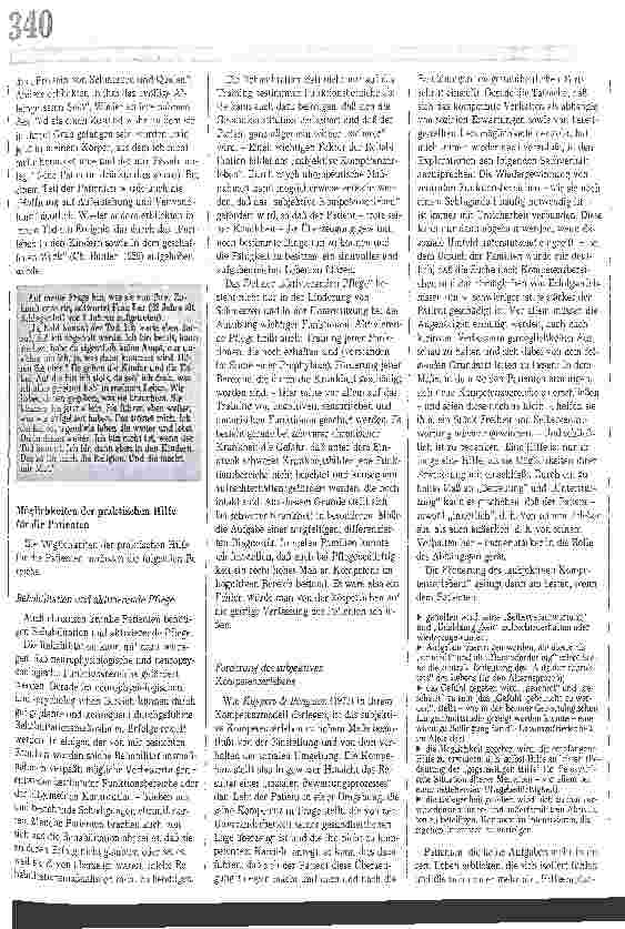 Vorschauseite 2: Ganzheitlich orientierte Hilfestellung Chronisch Kranke und ihre Angehörigen (2)