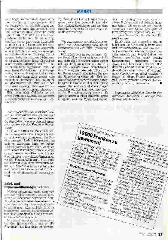Vorschauseite 3: Kühler Kopf trotz großem Rummel / Alle zwei Jahre findet die Internationale Fachmesse für Arztund Spitalbedarf statt
