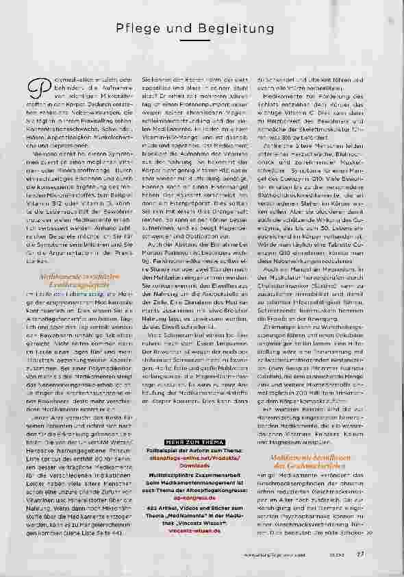 Vorschauseite 2: Medizin raubt Vitamin