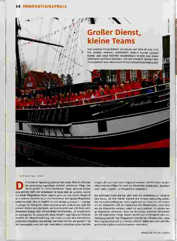 Vorschauseite 1: Großer Dienst, kleine Teams