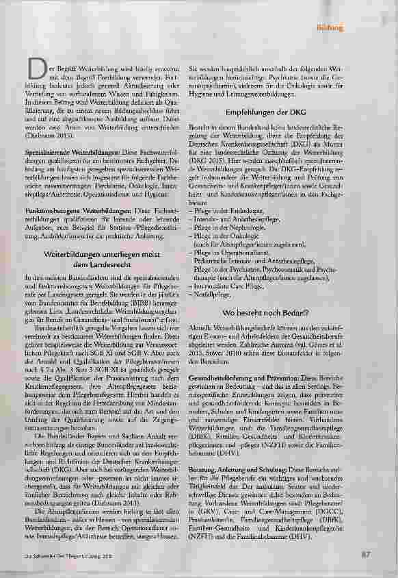 Vorschauseite 2: Im Dickicht der Weiterbildungen