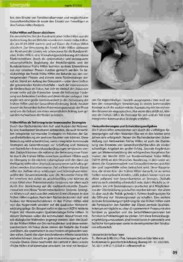 Vorschauseite 2: Die Entwicklung der Frühen Hilfen