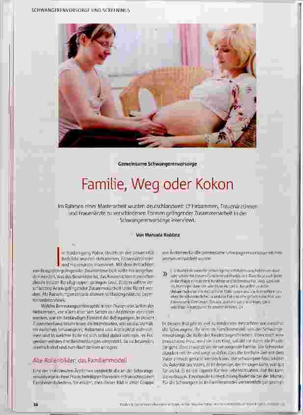 Vorschauseite 1: Familie, Weg oder Kokon