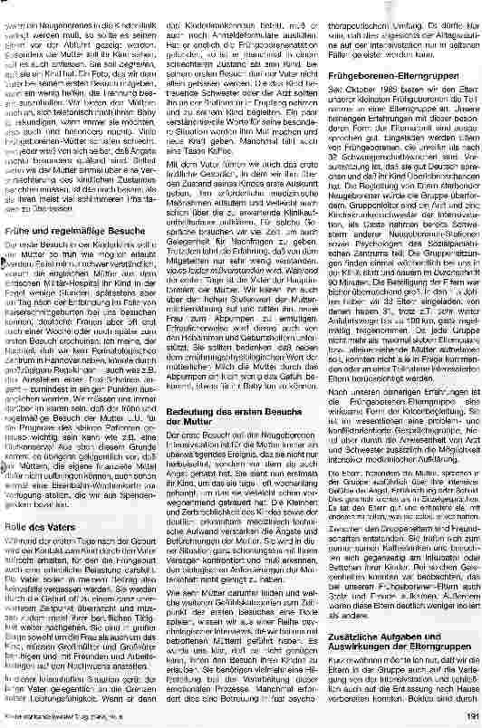 Vorschauseite 2: Eltern auf der Neugeborenen-Intensivstation Möglichkeiten einer Zusammenarbeit