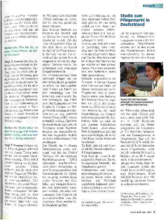 Vorschauseite 2: Von Pflegediagnosen bis zum Leben der Indianer Pflegeforschung und -praxis in den USA