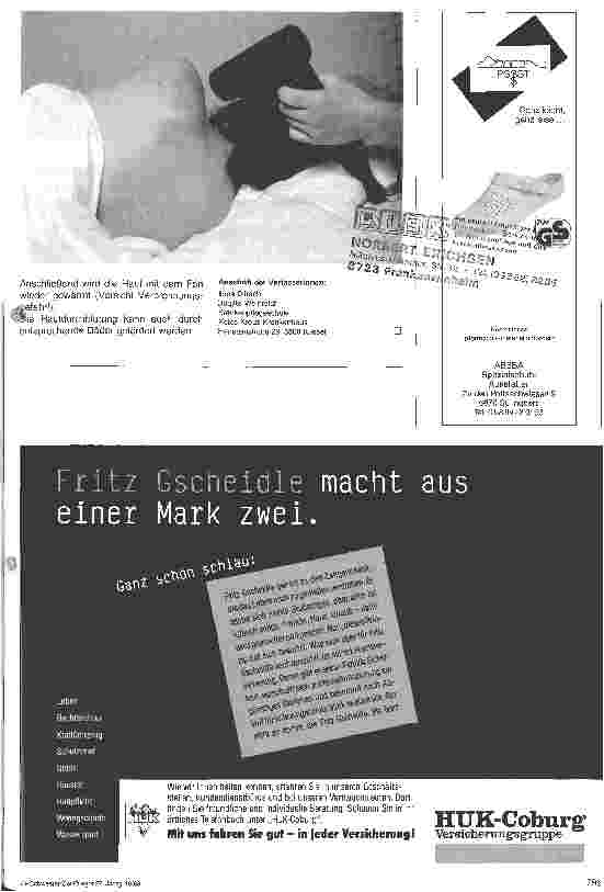 Vorschauseite 2: Grundpflege in Bildern 12. Folge: Prophylaxen (1) Decubitusprophylaxe