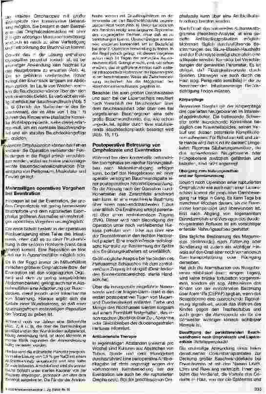 Vorschauseite 5: Angeborene Bauchwandspalten Omphalozele - Eventration