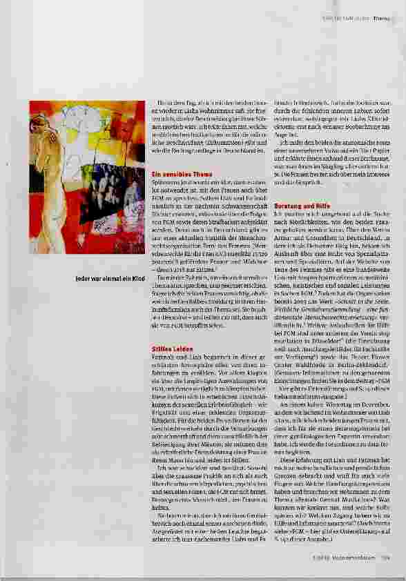 Vorschauseite 3: Das stille Leiden betroffener Frauen