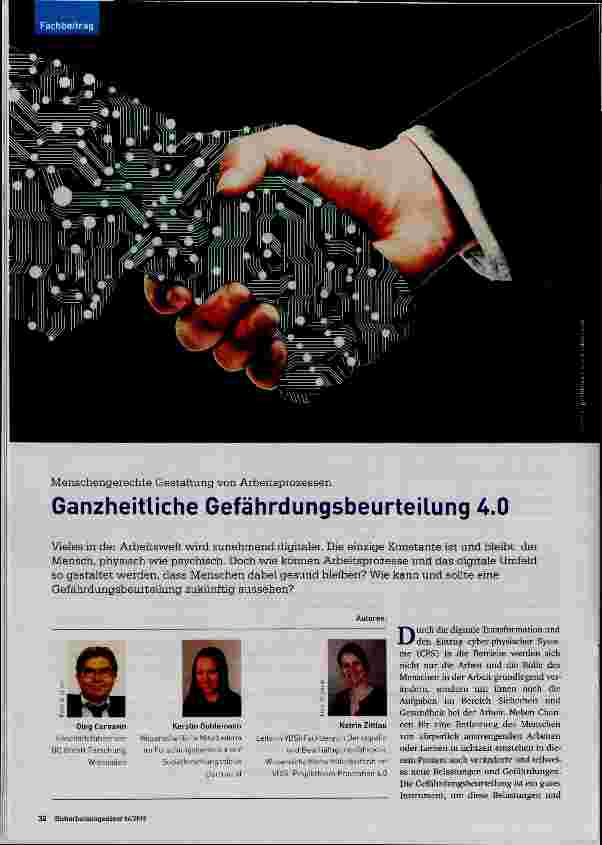 Vorschauseite 1: Ganzheitliche Gefährdungsbeurteilung A.O