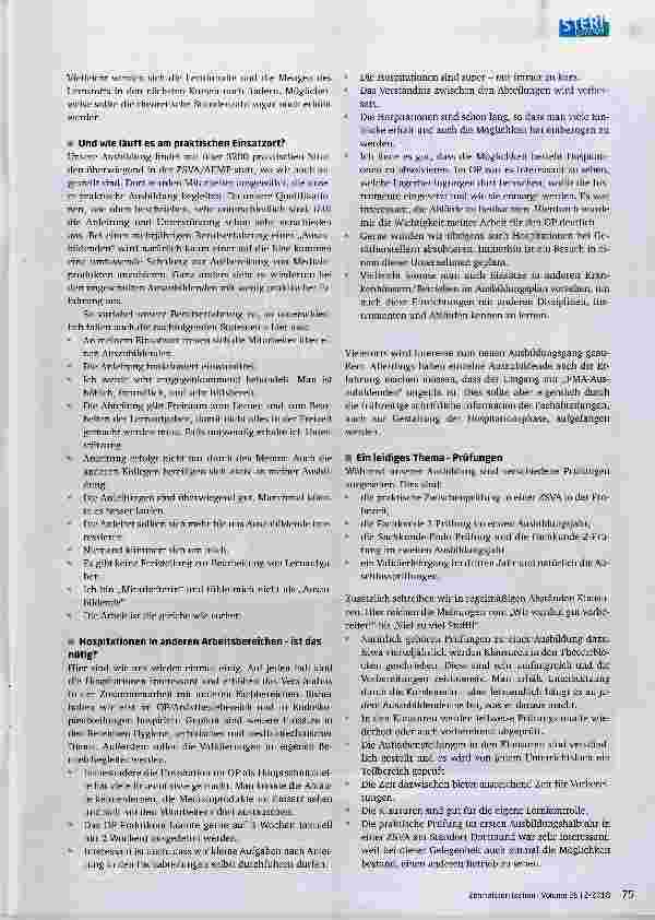 Vorschauseite 2: FMA Ein Ausbildungsberuf mit Zukunft!
