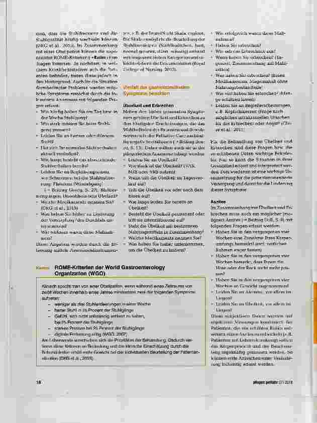 Vorschauseite 3: Verdauungsprobleme pflegerisch erfassen