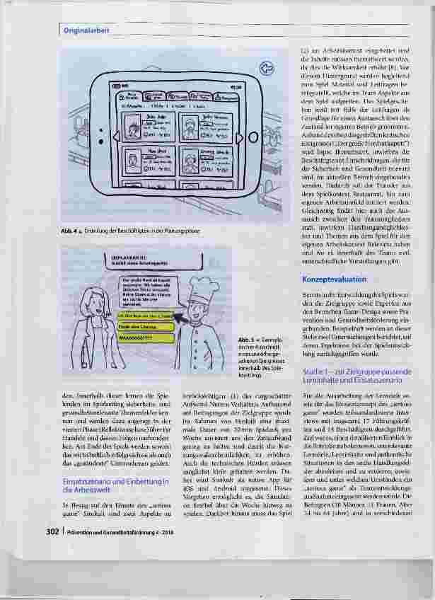 Vorschauseite 5: Das Simulationsspiel „Kultur der Prävention