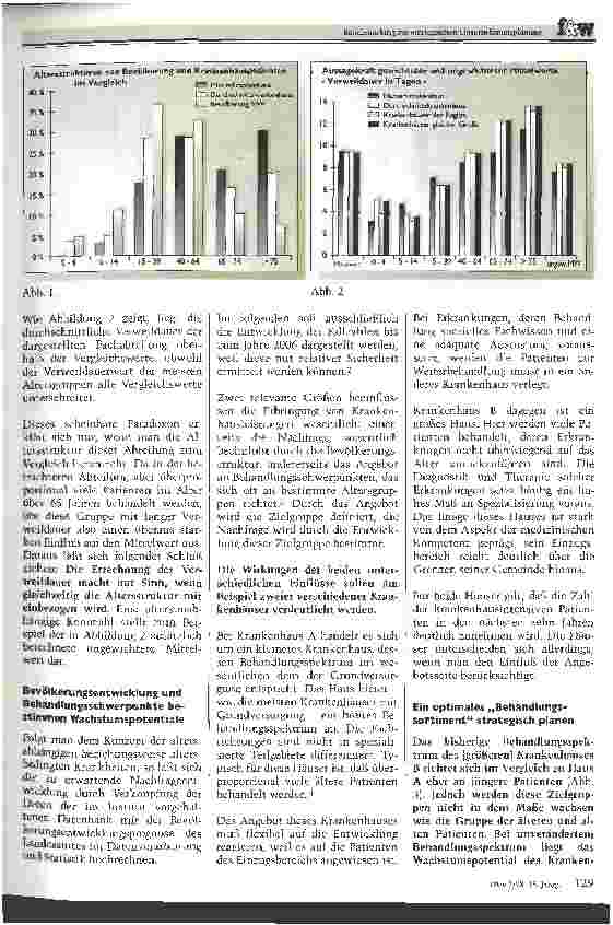 Vorschauseite 2: Benchmarking zur strategischen Unternehmensplanung Ergebnisse der Studie Krankenhaus 2006