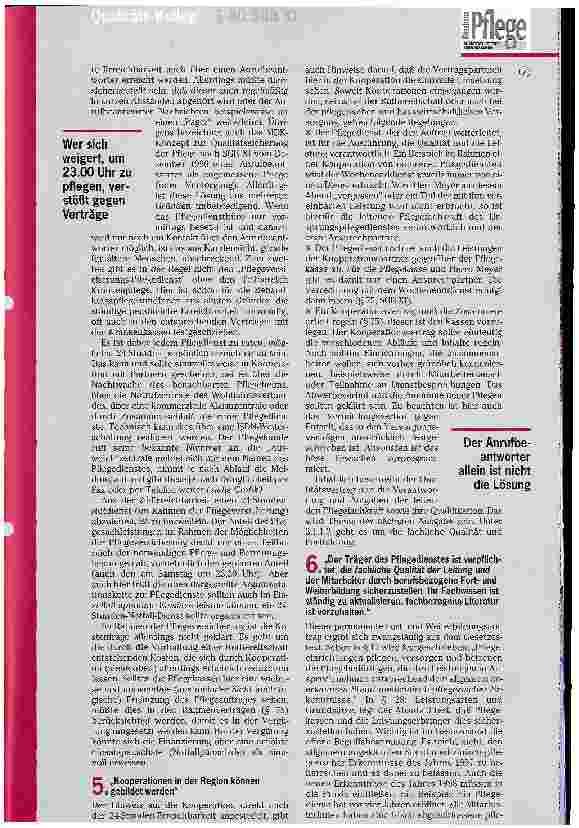 Vorschauseite 3: Qualität als Baustein in der Pflegeversicherung Teil 2: Der Qualitätsbereich Strukturqualität - Was müssen ambulante Pflegedienste vorhalten?