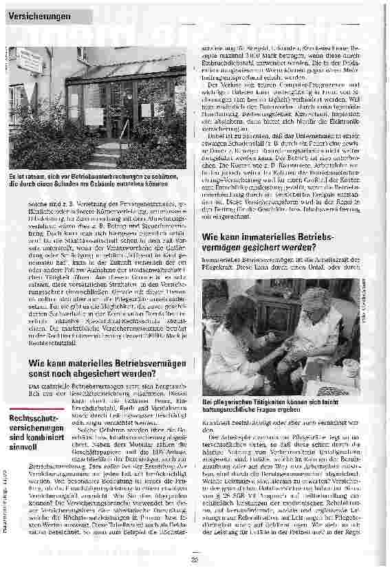 Vorschauseite 2: Auf Nummer Sicher Versicherungsschutz für ambulante Dienste