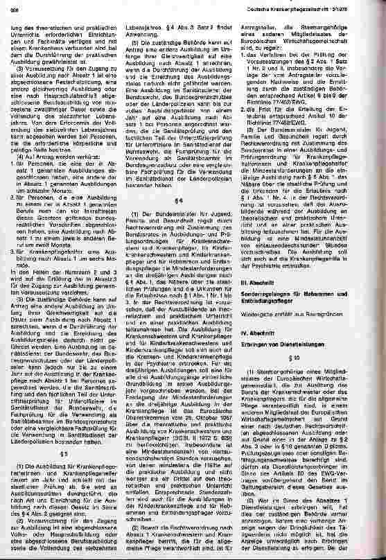 Vorschauseite 2: Diskussion um die Neuordnung der Ausbildung in den Pflegeberufen