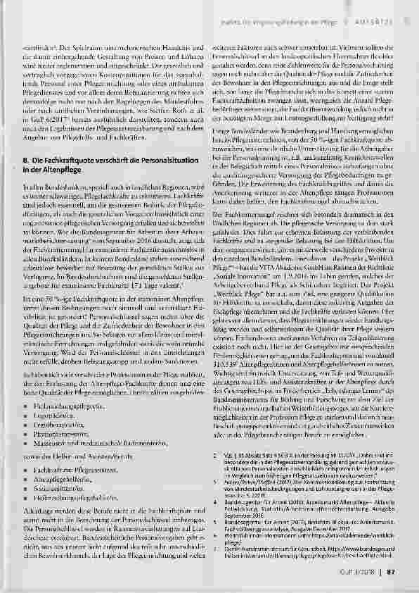 Vorschauseite 2: Die Vergütungsfindung in der Pflege