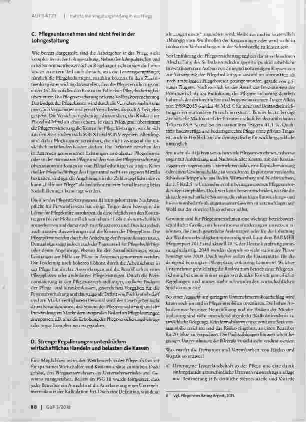 Vorschauseite 3: Die Vergütungsfindung in der Pflege