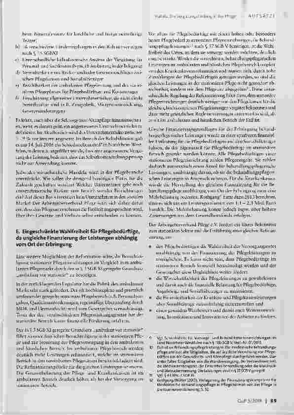 Vorschauseite 4: Die Vergütungsfindung in der Pflege