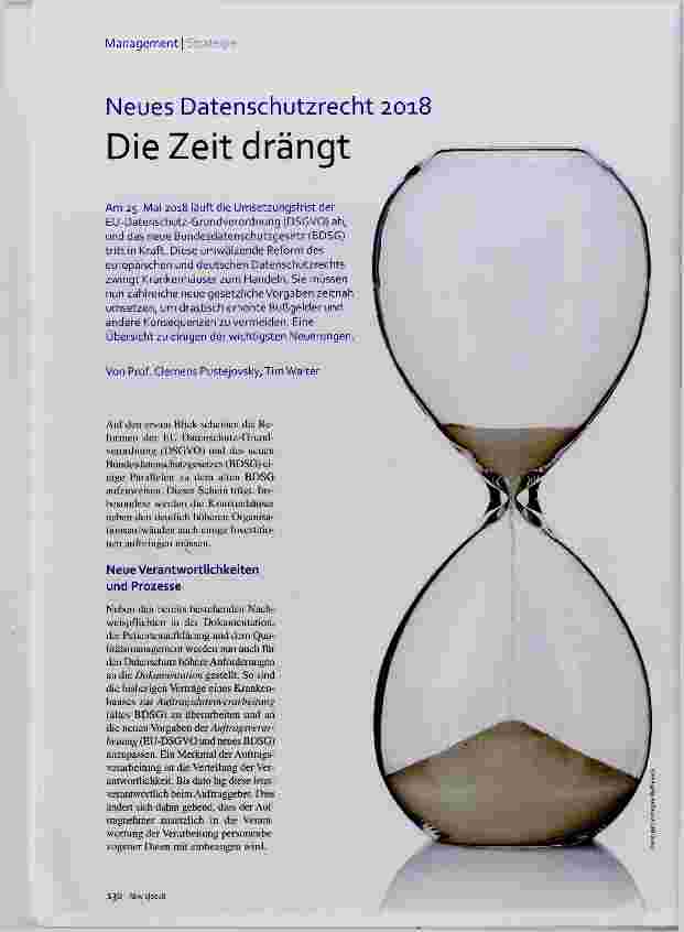 Vorschauseite 1: Die Zeit drängt