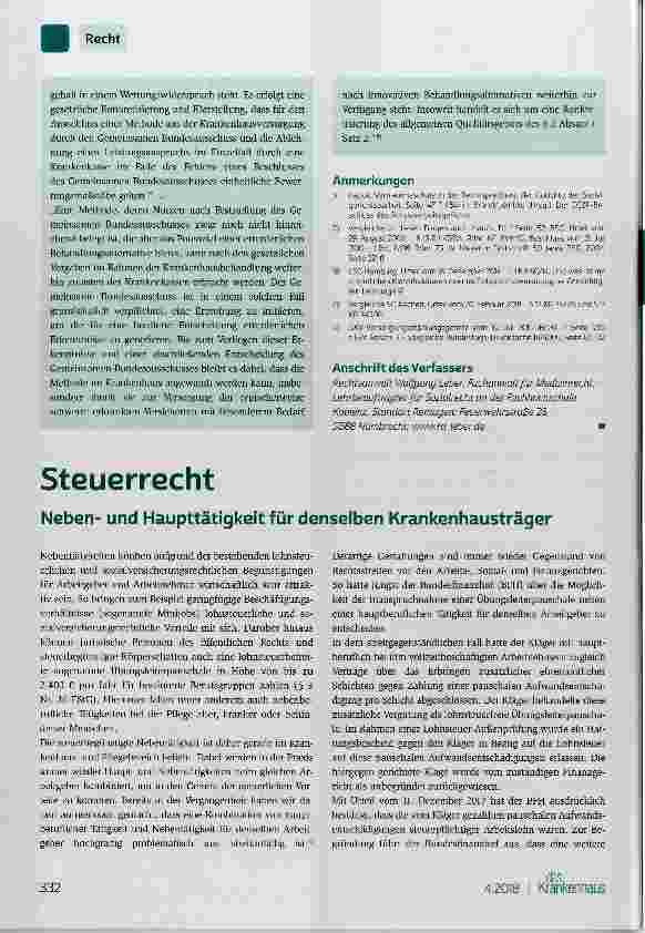 Vorschauseite 3: Coils, Qualitätsgebot, BSG und jetzt?
