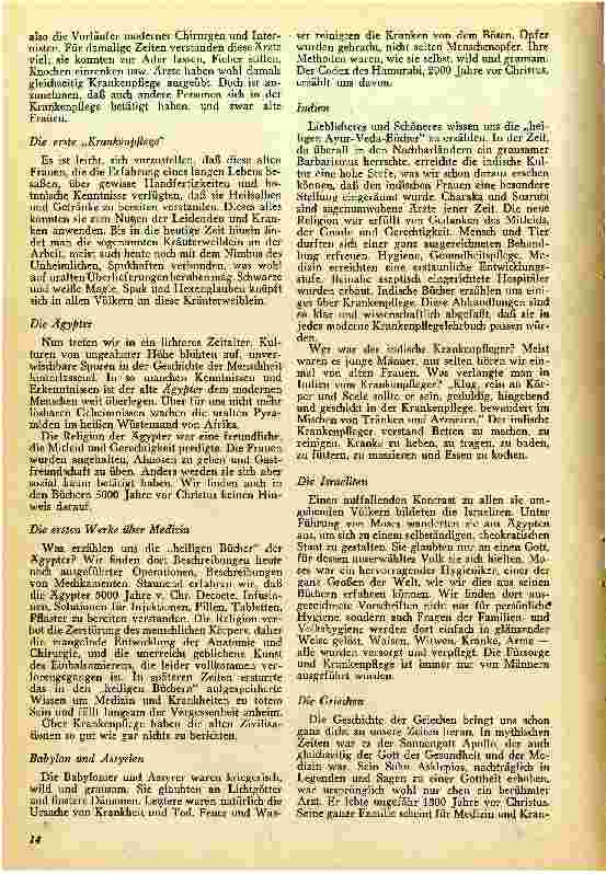 Vorschauseite 2: Geschichte der Krankenpflege
