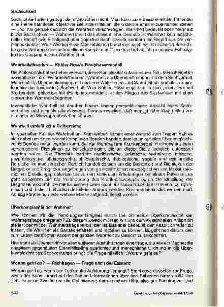 Vorschauseite 2: Die Wahrheit am Krankenbett-Arzt und Pflege zwischen Sachlichkeit und Menschlichkeit