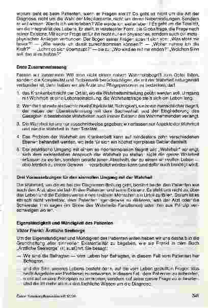 Vorschauseite 3: Die Wahrheit am Krankenbett-Arzt und Pflege zwischen Sachlichkeit und Menschlichkeit