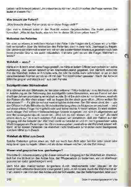 Vorschauseite 4: Die Wahrheit am Krankenbett-Arzt und Pflege zwischen Sachlichkeit und Menschlichkeit