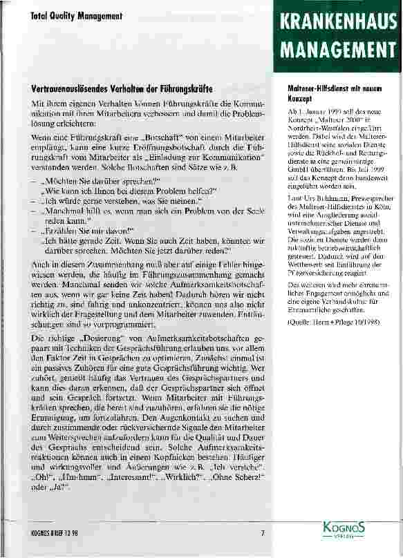 Vorschauseite 5: Ermutigung als Führungsinstrument Führung zwischen Kommunikation und Vertrauen