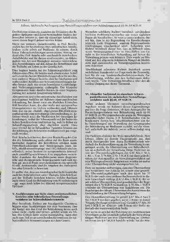Vorschauseite 3: Sächsische Fachtagung zum Feststellungsverfahren von Behinderung nach §§ 68,69 SGB IX