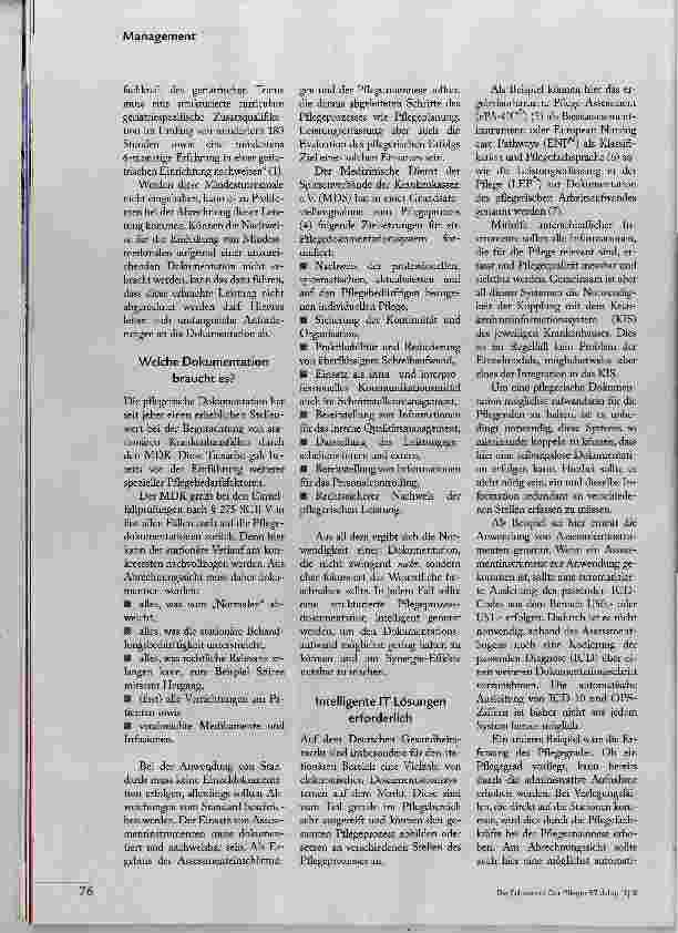 Vorschauseite 3: Was gehört in die Dokumentation?