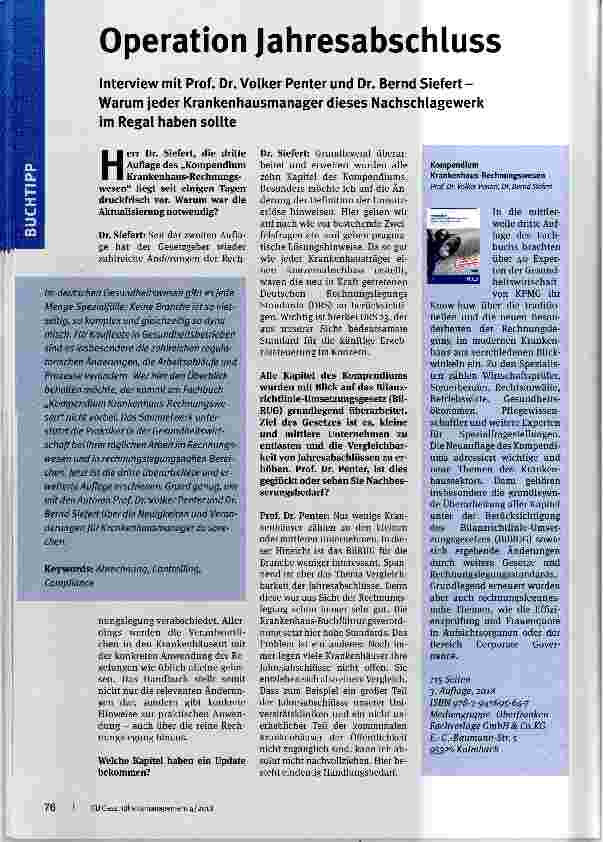 Vorschauseite 1: Operation Jahresabschluss
