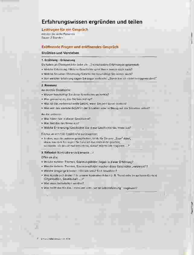 Vorschauseite 4: Erfahrungswissen von Ehrenamtlichen und Professionellen für die Praxis fruchtbar machen