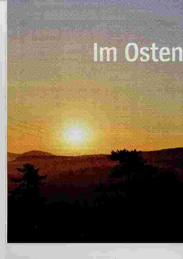 Vorschauseite 1: Im Osten was neues?