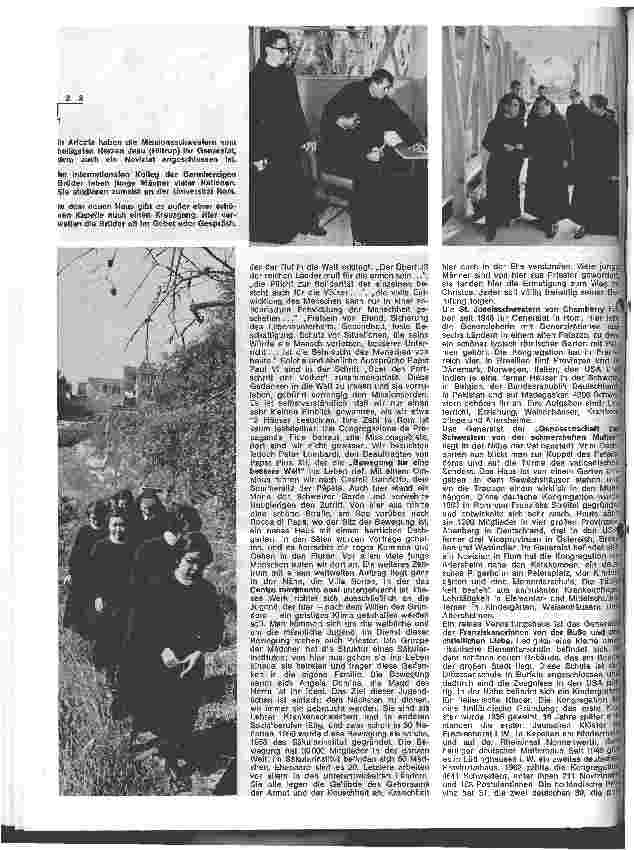 Vorschauseite 5: 1968 Jahr der Menschenrechte Rom - Zentrum der Missionsorden