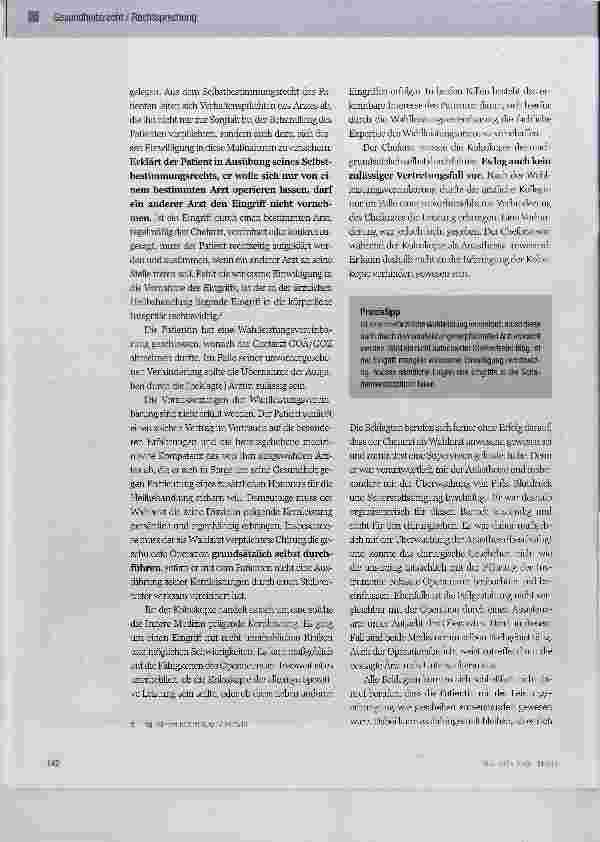 Vorschauseite 3: Wahlleistung durch die persönliche Anwesenheit des Chefarztes