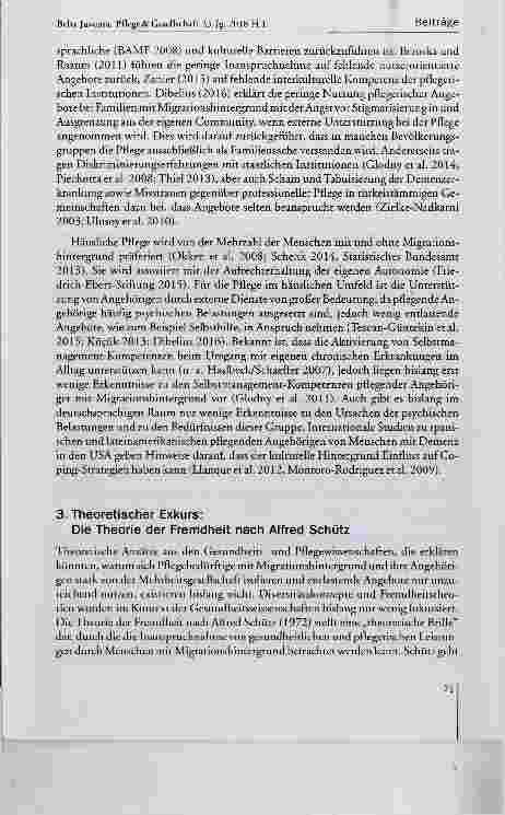 Vorschauseite 3: Pflegende Angehörige türkeistämmiger Menschen mit Demenz Paradigmenwechsel von Ohnmacht zu Selbstmanagement