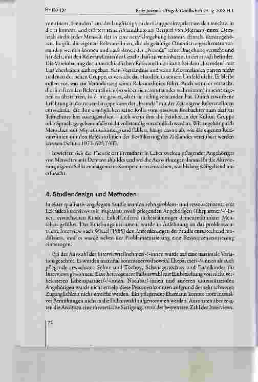 Vorschauseite 4: Pflegende Angehörige türkeistämmiger Menschen mit Demenz Paradigmenwechsel von Ohnmacht zu Selbstmanagement