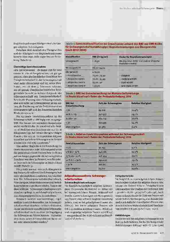 Vorschauseite 4: Adipöse Schwangere im Spiegel wissenschaftlicher Studien